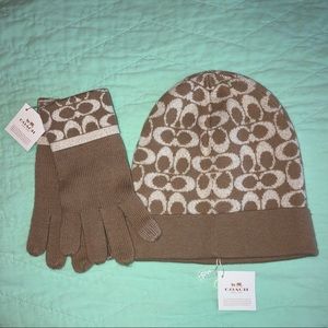 Coach Hat & Gloves